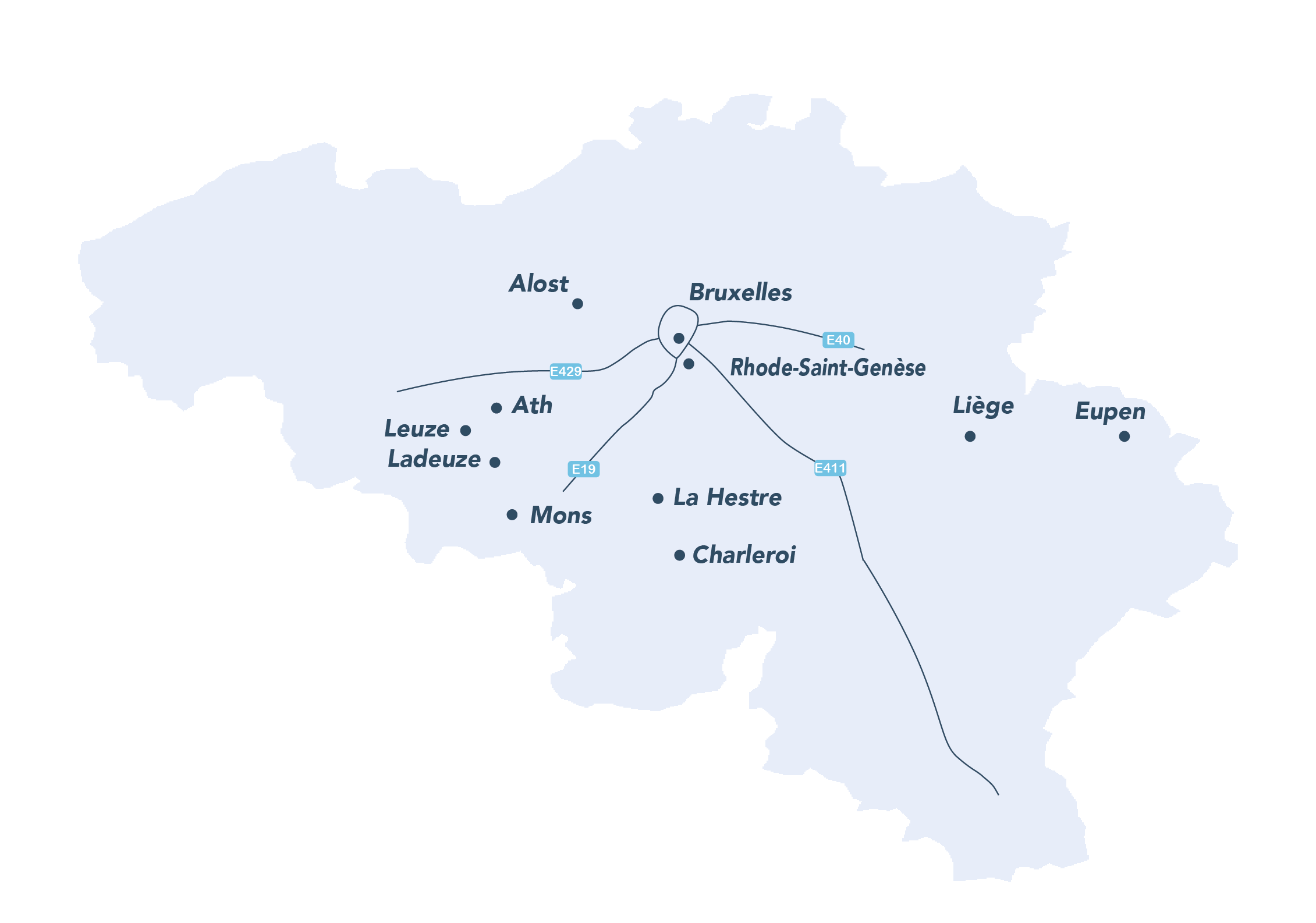 Carte des bureaux DAP - Courtiers en assurance