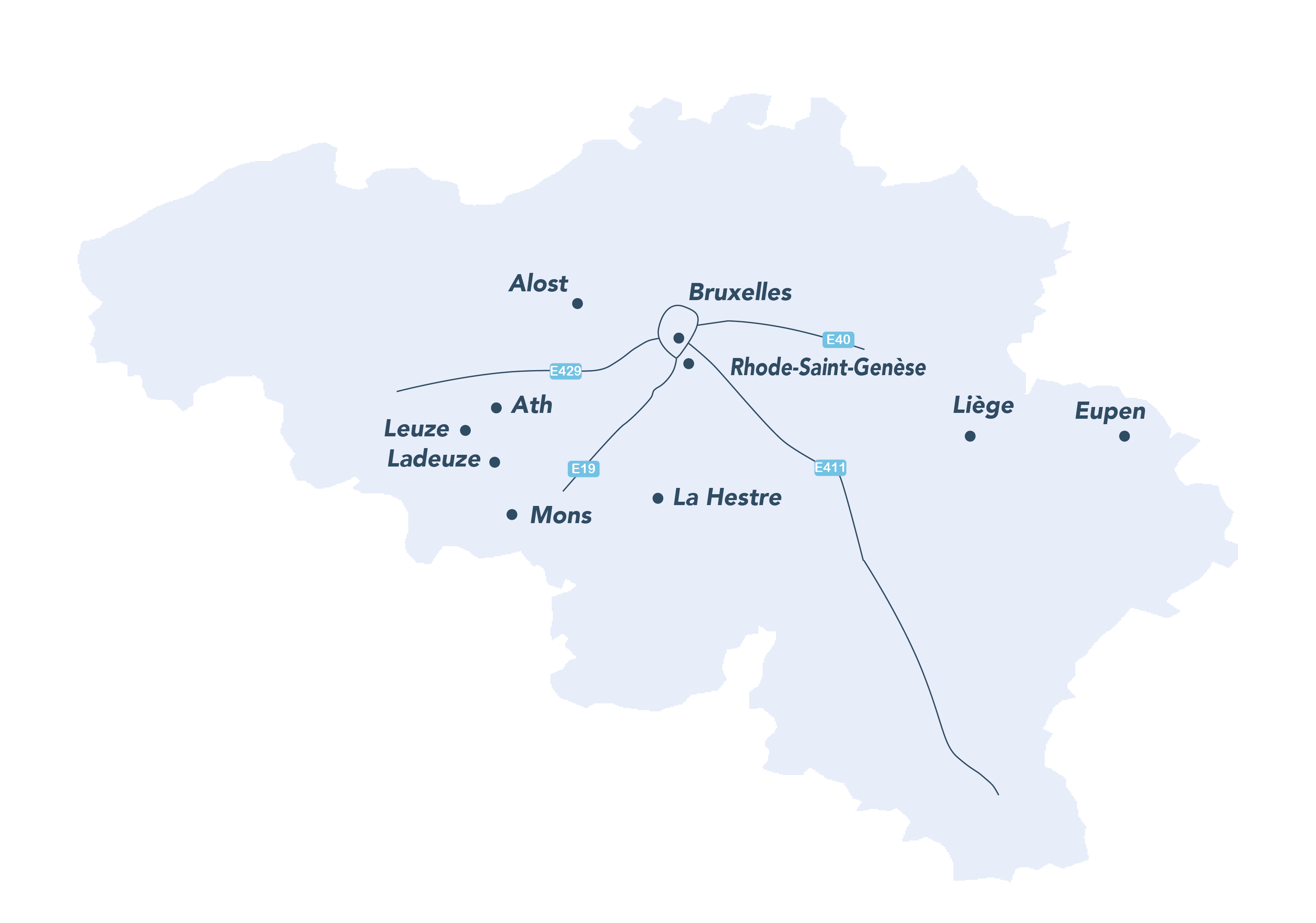 Carte des bureaux DAP - Courtiers en assurance